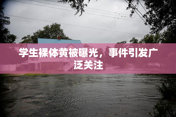 学生裸体黄被曝光，事件引发广泛关注