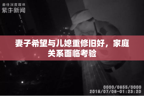 妻子希望与儿媳重修旧好，家庭关系面临考验
