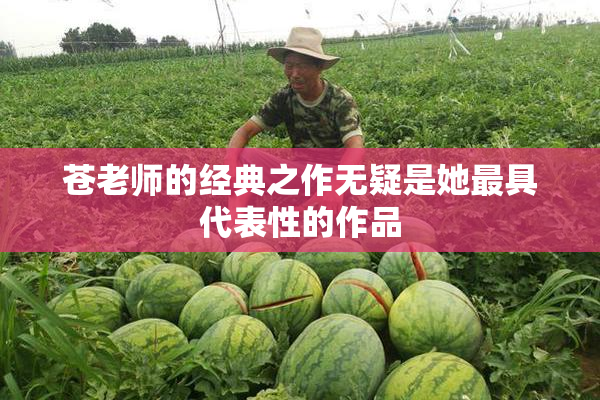 苍老师的经典之作无疑是她最具代表性的作品