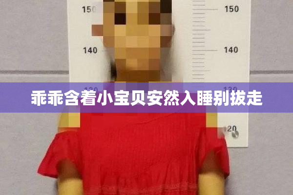 乖乖含着小宝贝安然入睡别拔走