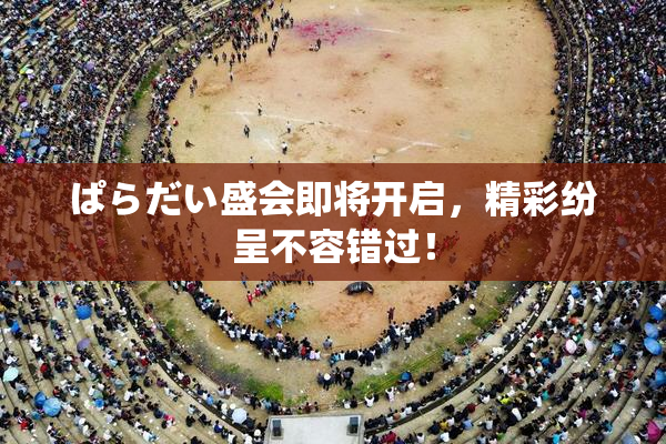ぱらだい盛会即将开启，精彩纷呈不容错过！