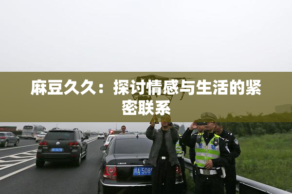 麻豆久久：探讨情感与生活的紧密联系