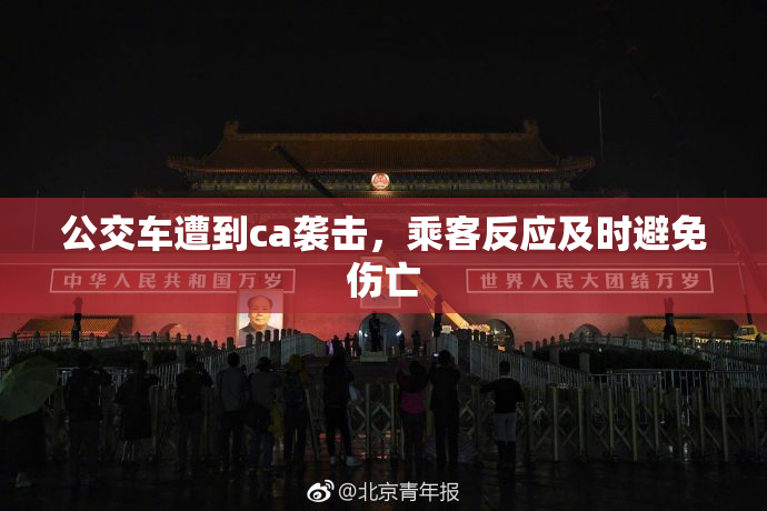 公交车遭到ca袭击，乘客反应及时避免伤亡