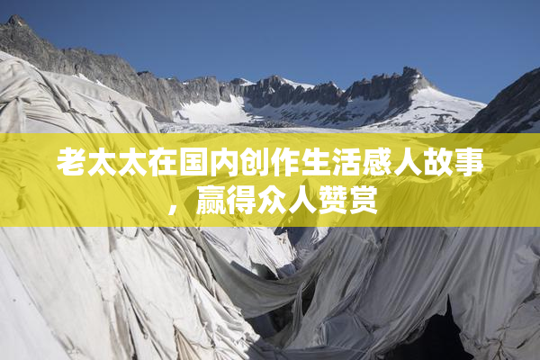 老太太在国内创作生活感人故事，赢得众人赞赏