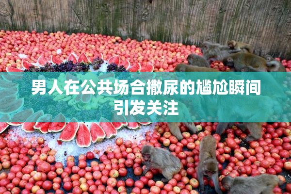 男人在公共场合撒尿的尴尬瞬间引发关注