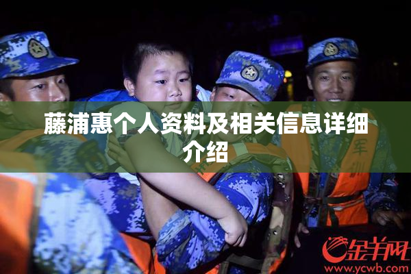 藤浦惠个人资料及相关信息详细介绍