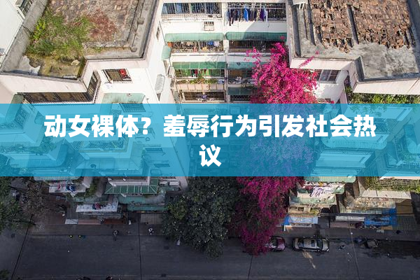 动女裸体？羞辱行为引发社会热议