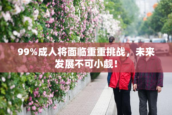 99%成人将面临重重挑战，未来发展不可小觑！