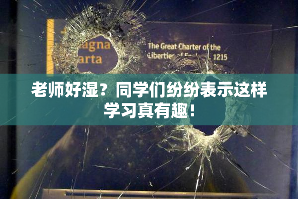 老师好湿？同学们纷纷表示这样学习真有趣！