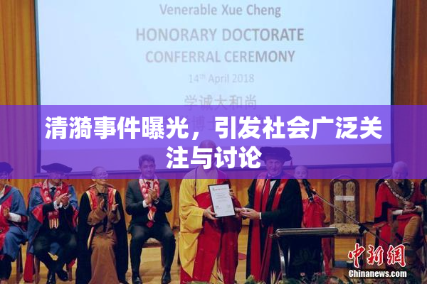 清漪事件曝光，引发社会广泛关注与讨论