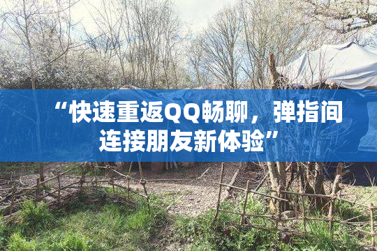 “快速重返QQ畅聊，弹指间连接朋友新体验”