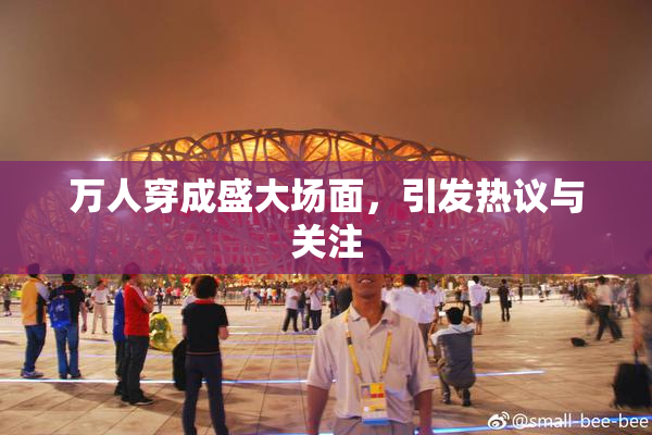 万人穿成盛大场面，引发热议与关注