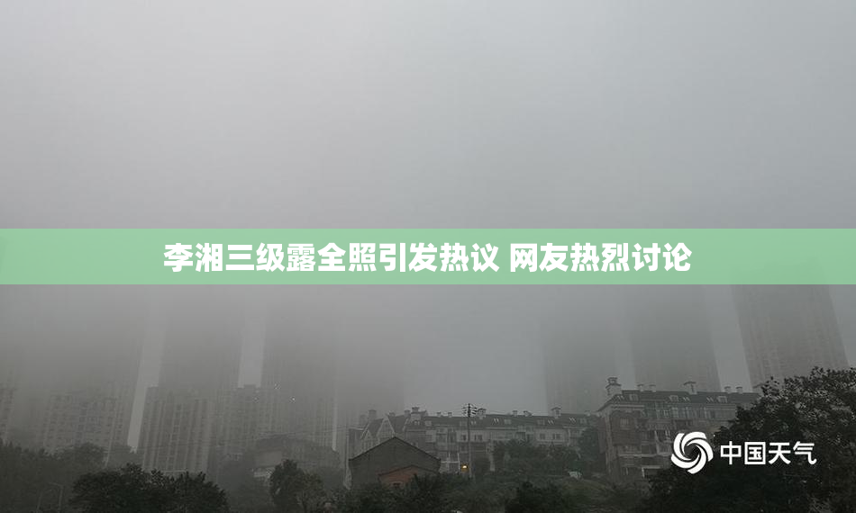 李湘三级露全照引发热议 网友热烈讨论