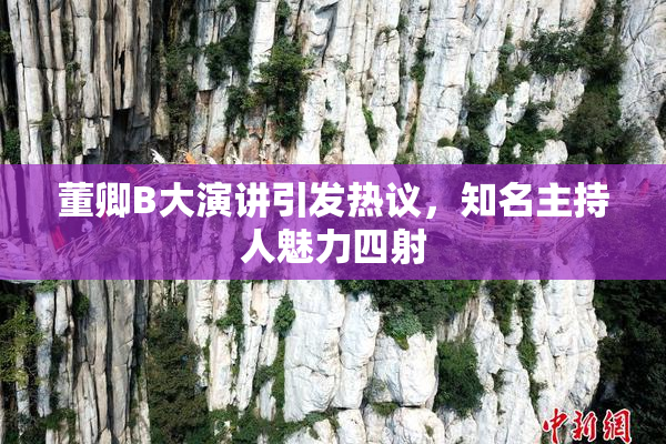 董卿B大演讲引发热议，知名主持人魅力四射