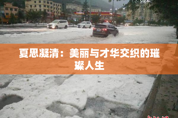 夏思凝清：美丽与才华交织的璀璨人生