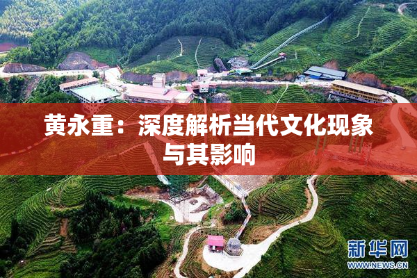 黄永重：深度解析当代文化现象与其影响