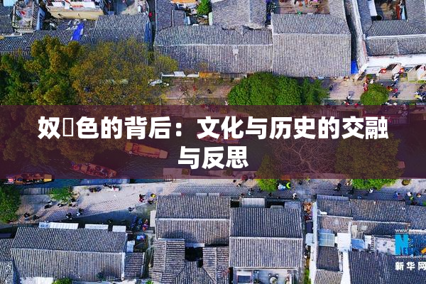 奴隷色的背后：文化与历史的交融与反思