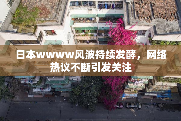 日本wwww风波持续发酵，网络热议不断引发关注
