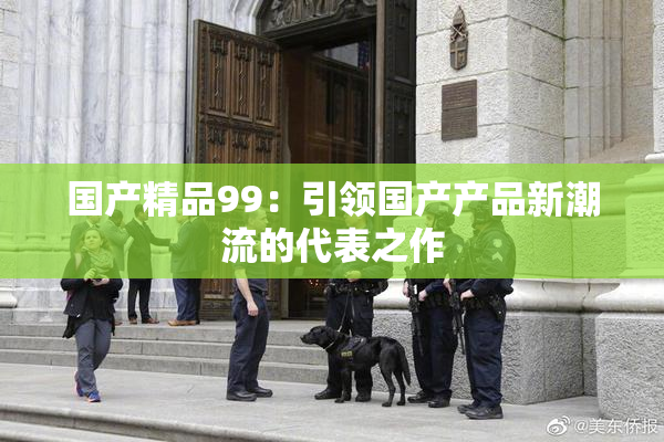 国产精品99：引领国产产品新潮流的代表之作