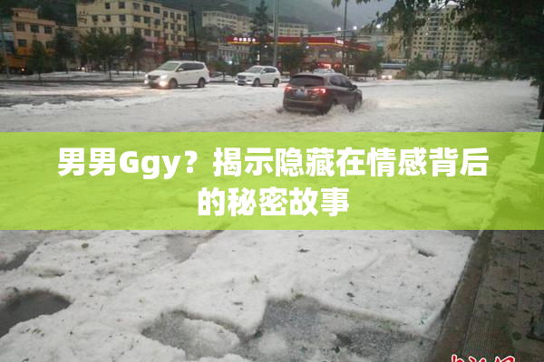男男Ggy？揭示隐藏在情感背后的秘密故事