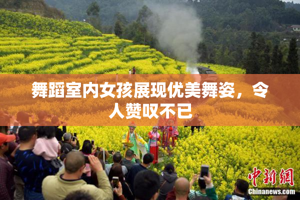 舞蹈室内女孩展现优美舞姿，令人赞叹不已