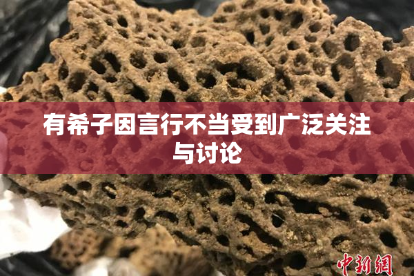 有希子因言行不当受到广泛关注与讨论
