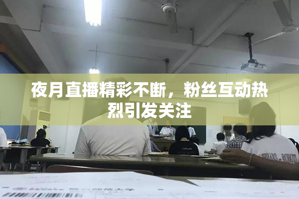 夜月直播精彩不断，粉丝互动热烈引发关注