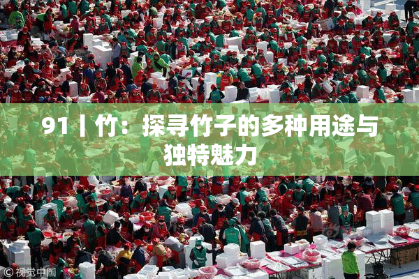 91丨竹：探寻竹子的多种用途与独特魅力