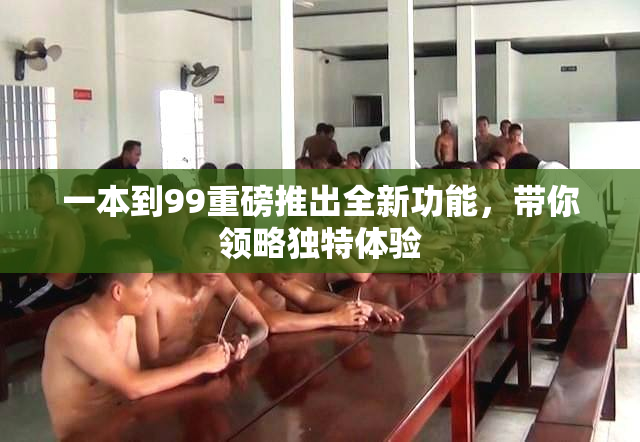 一本到99重磅推出全新功能，带你领略独特体验