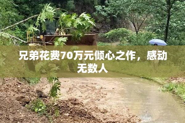 兄弟花费70万元倾心之作，感动无数人