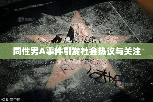 同性男A事件引发社会热议与关注