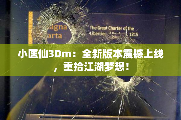 小医仙3Dm：全新版本震撼上线，重拾江湖梦想！