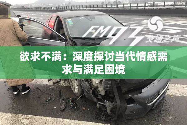 欲求不满：深度探讨当代情感需求与满足困境