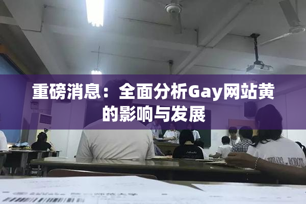 重磅消息：全面分析Gay网站黄的影响与发展