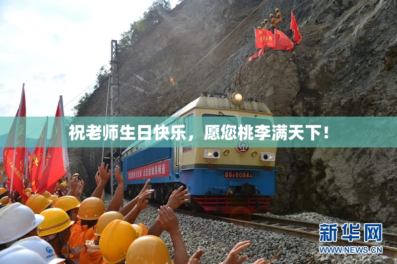 祝老师生日快乐，愿您桃李满天下！