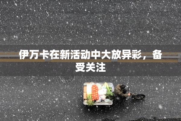 伊万卡在新活动中大放异彩，备受关注