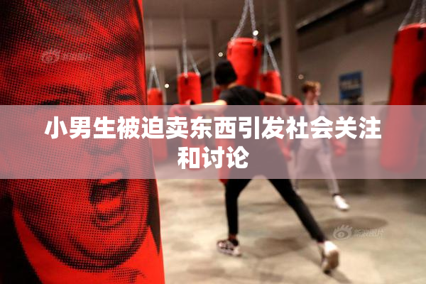 小男生被迫卖东西引发社会关注和讨论
