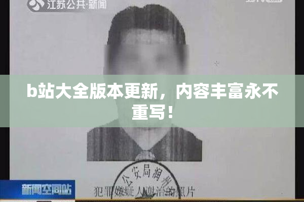 b站大全版本更新，内容丰富永不重写！