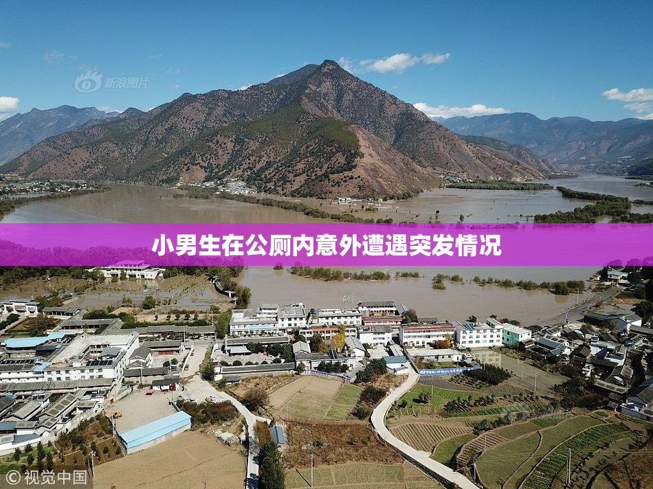 小男生在公厕内意外遭遇突发情况