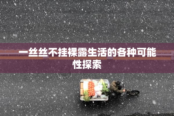 一丝丝不挂裸露生活的各种可能性探索