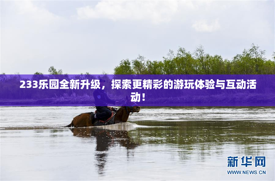233乐园全新升级，探索更精彩的游玩体验与互动活动！