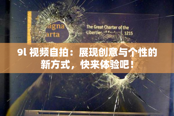 9l 视频自拍：展现创意与个性的新方式，快来体验吧！