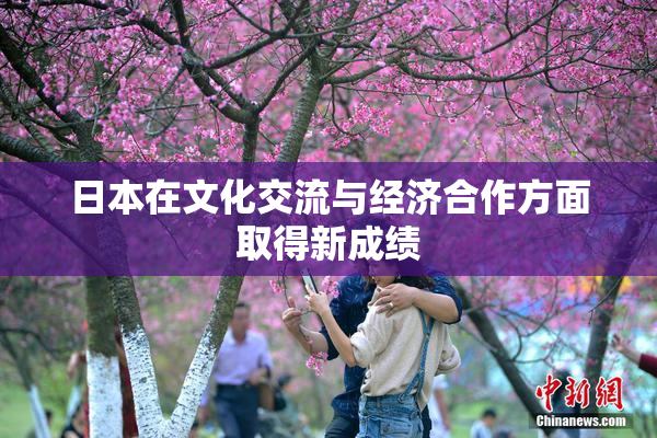 日本在文化交流与经济合作方面取得新成绩