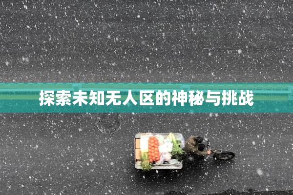 探索未知无人区的神秘与挑战