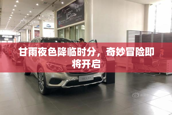 甘雨夜色降临时分，奇妙冒险即将开启
