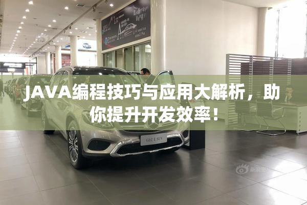 JAVA编程技巧与应用大解析，助你提升开发效率！