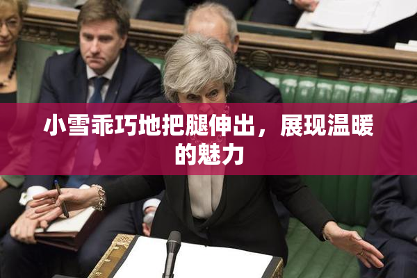 小雪乖巧地把腿伸出，展现温暖的魅力