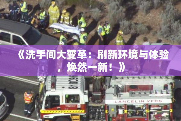 《洗手间大变革：刷新环境与体验，焕然一新！》