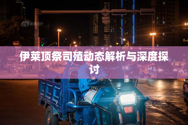 伊莱顶祭司殖动态解析与深度探讨