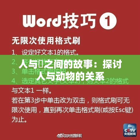 人与嘼之间的故事：探讨人与动物的关系